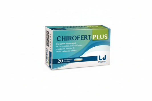 Chirofert Plus Integratore Femminile con D-Chiro-Inositolo, Acido Folico e Vitamine