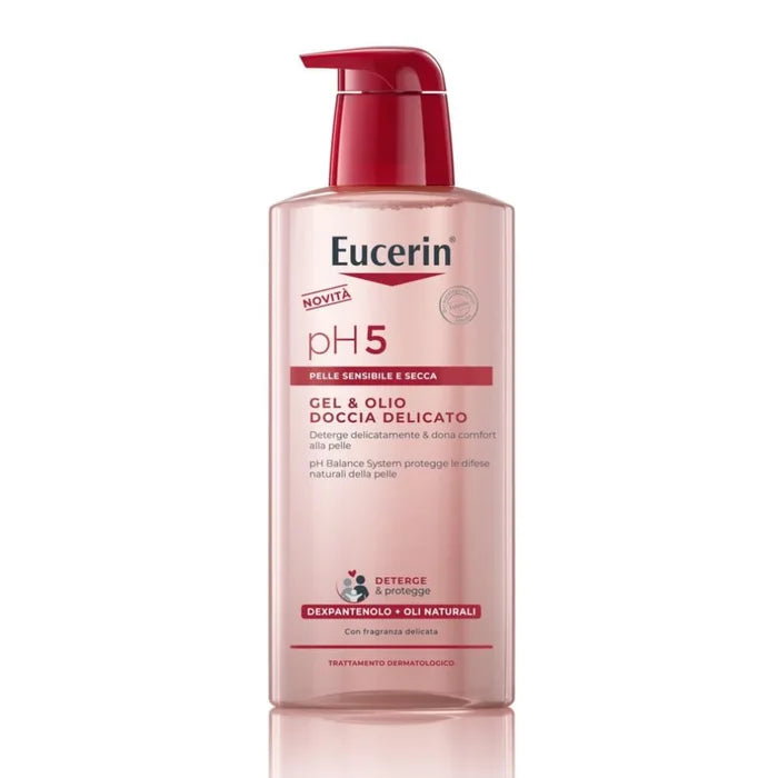 Eucerin Gel & Olio Doccia 400 ml – Detergente Pelle Secca