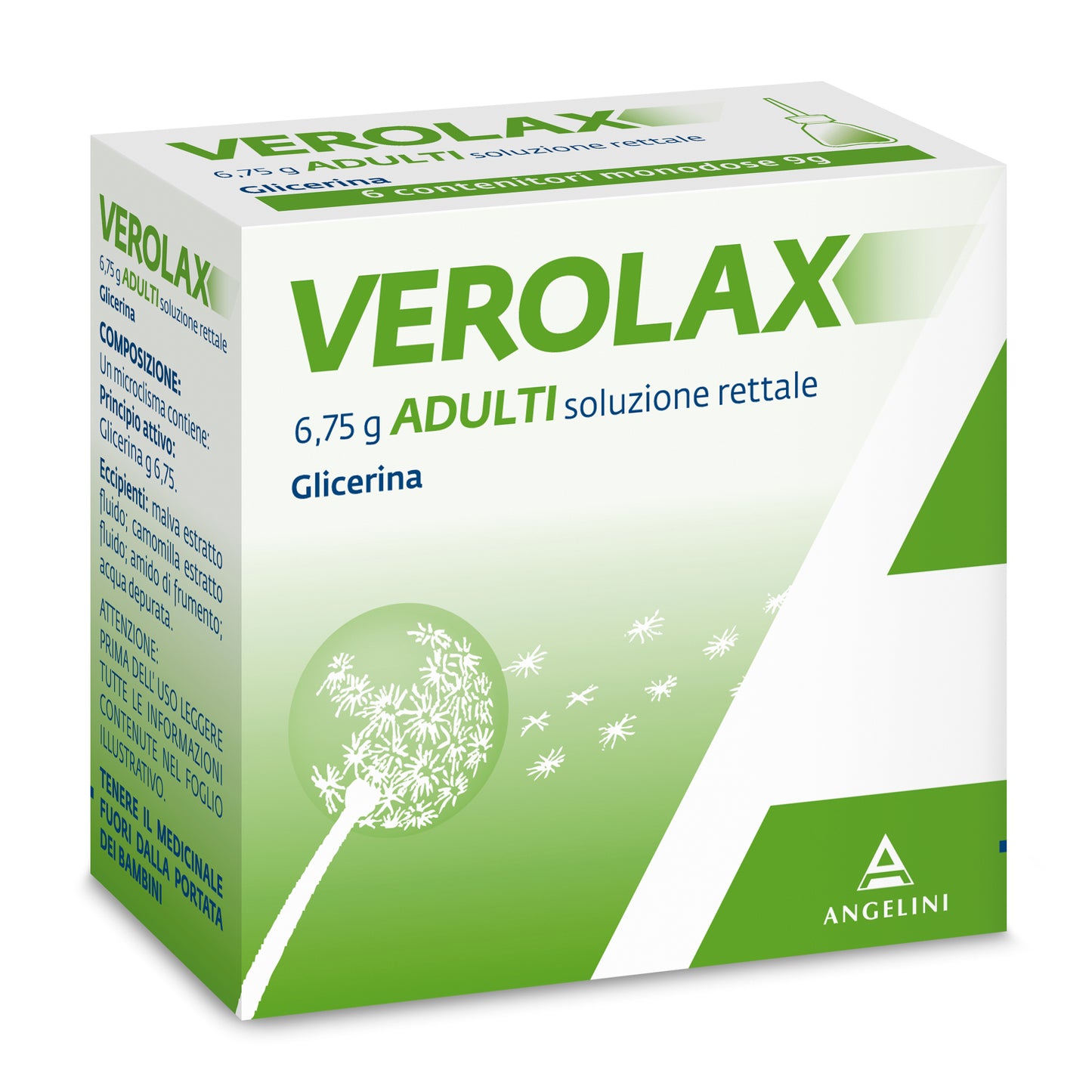 Verolax Adulti Rettale 6 Clismi 6,75 g